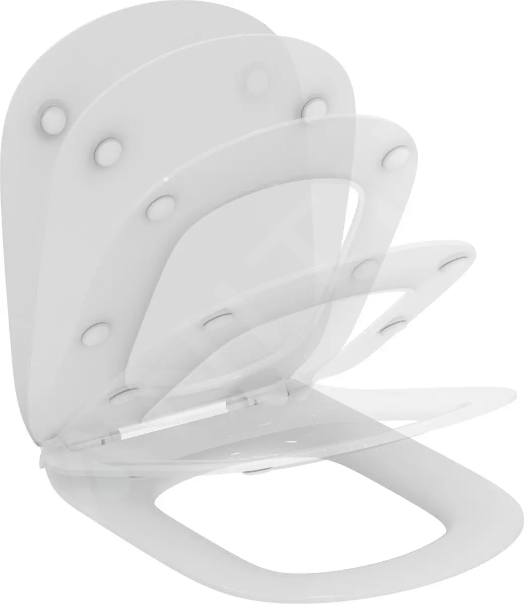 Complete toiletset Aquablade wandcloset+ Ideal Standard WC zitting, Skate Cosmo