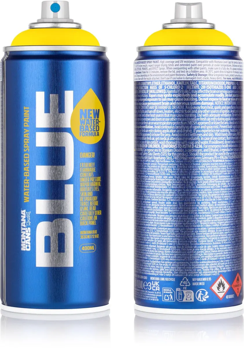 Montana BLUE Stuart Yellow Spuitbus 400ml