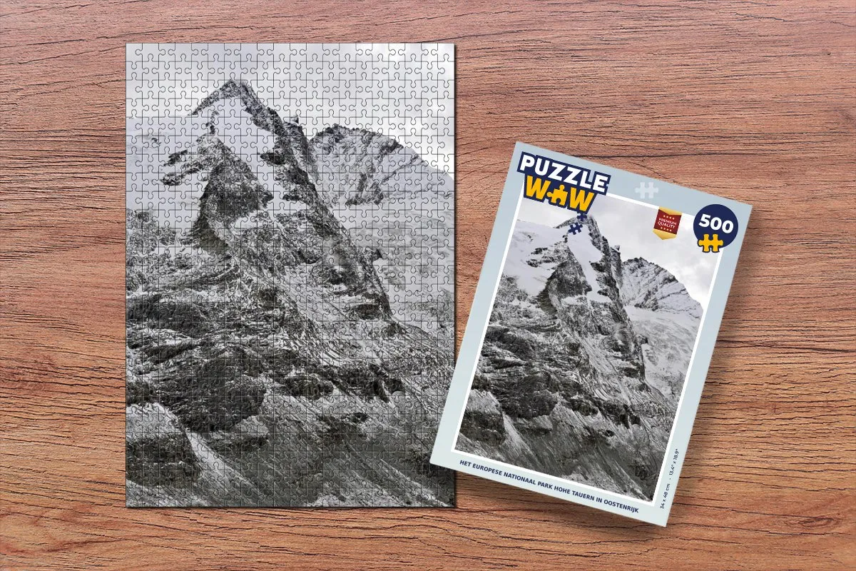 PuzzleWow Het Europese Nationaal Park Hohe Tauern Legpuzzel 500 Stuks - Multicolor