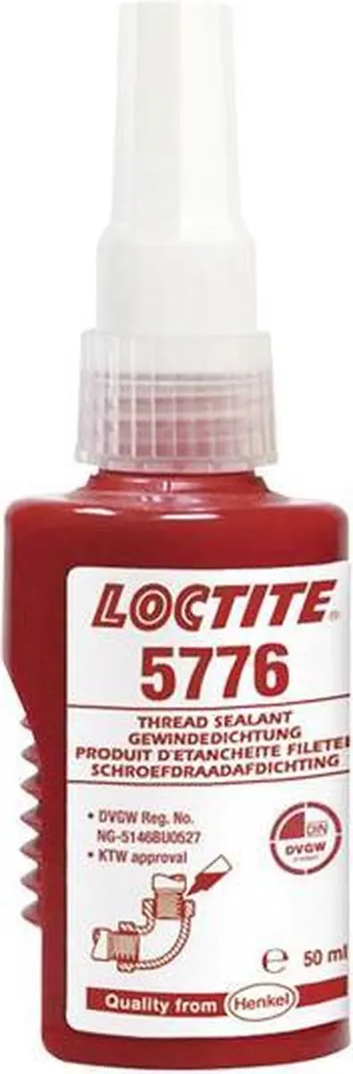 Loctite 5776 Schroefdraadafdichting 50ml - Geel - afbeelding 2 van 5