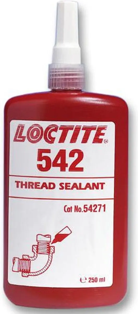 LOCTITE 542 Schroefdraadafdichtingsmiddel Bruin 250ml