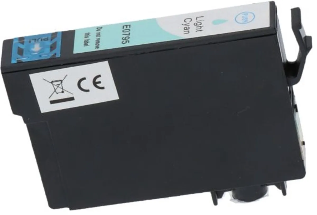 PrintAbout Epson T0795 Licht-cyaan Inktcartridge - 13ml