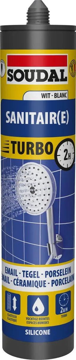 Sanitaire silicone Turbo wit