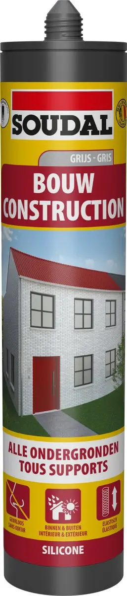 Bouw silicone grijs