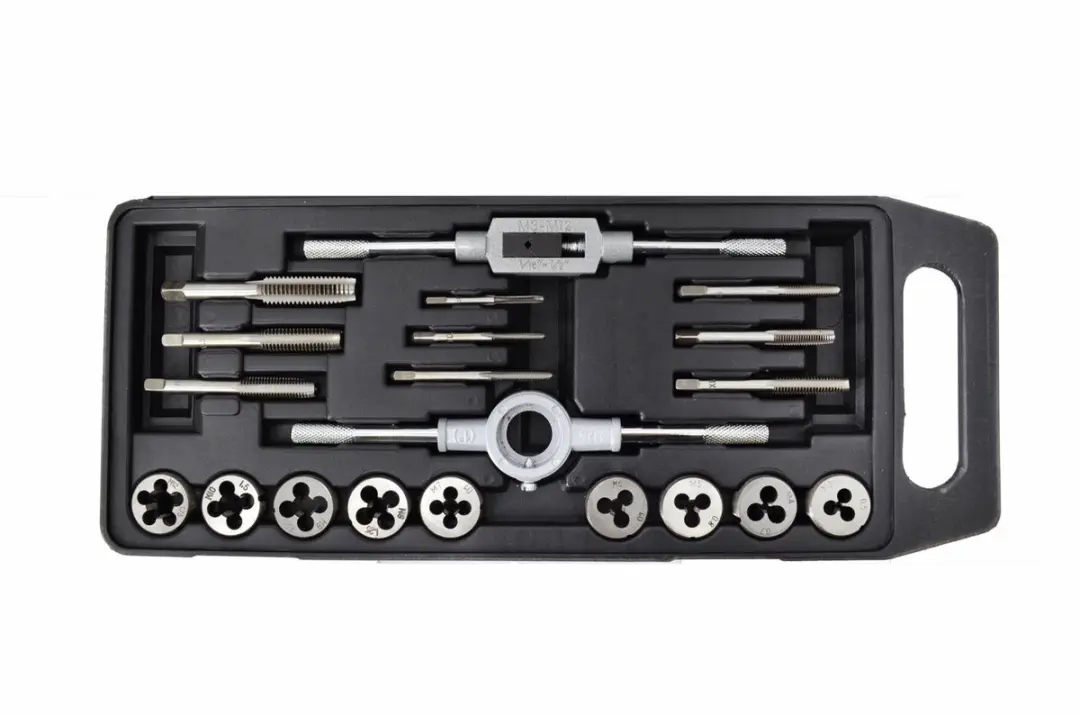 AWTOOLS AW20405 Tap- en snijplaatenset 20-delig - afbeelding 2 van 2
