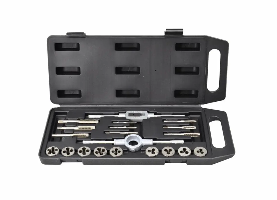 AWTOOLS AW20405 Tap- en snijplaatenset 20-delig