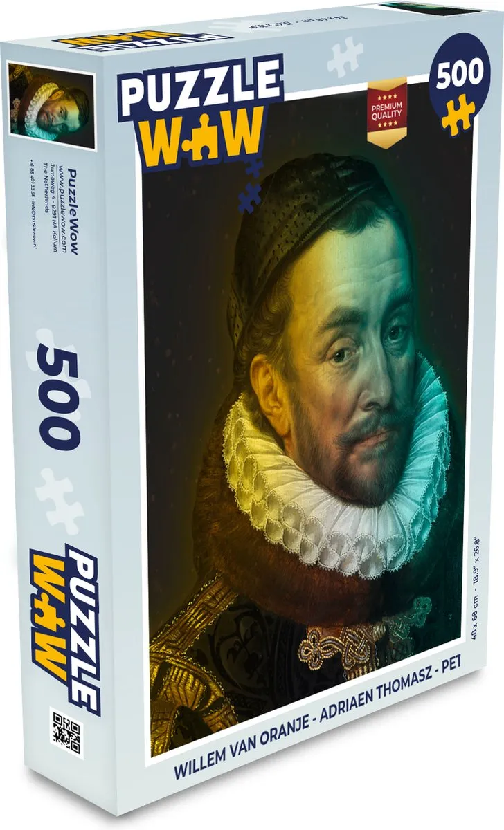 PuzzleWow Willem van Oranje Legpuzzel 500 Stuks