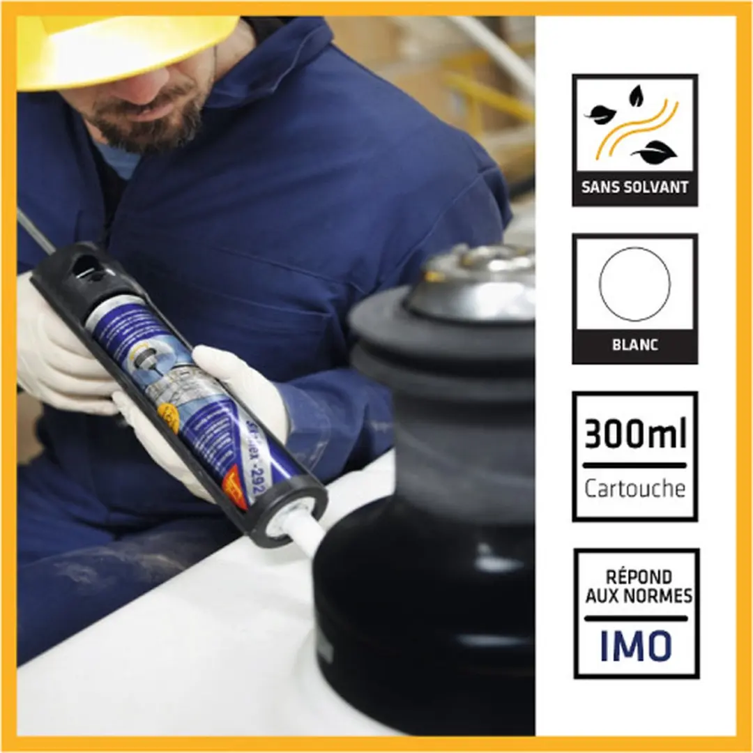 Sika Sikaflex-291i Afdichtkit 300ml Wit - afbeelding 3 van 3