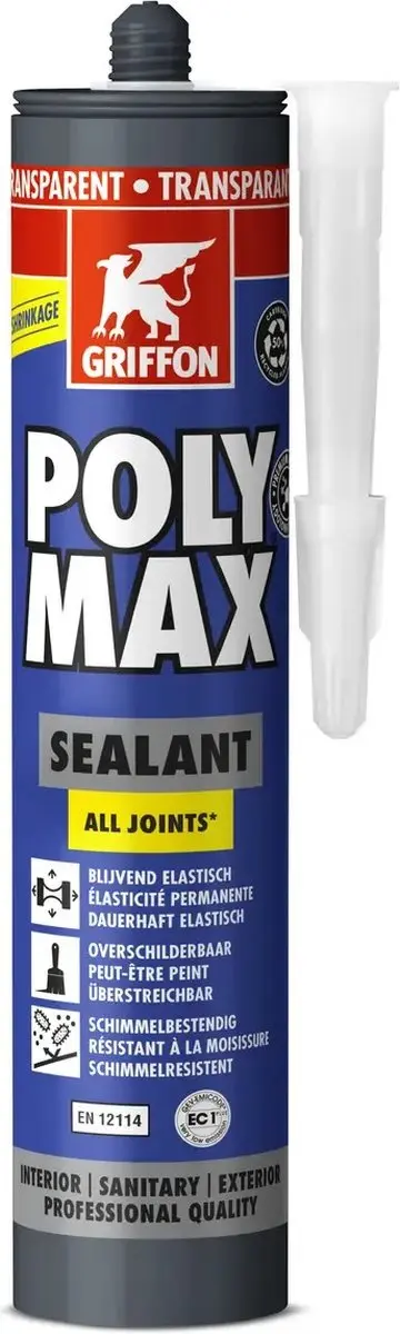 Griffon Poly Max Sealant All Joints Transparant