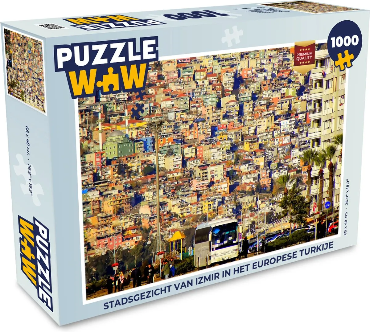 PuzzleWow Legpuzzel Izmir 1000 Stuks