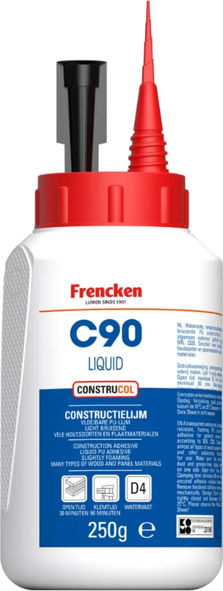 Frencken Konstruktielijm K100 250ml - afbeelding 2 van 6