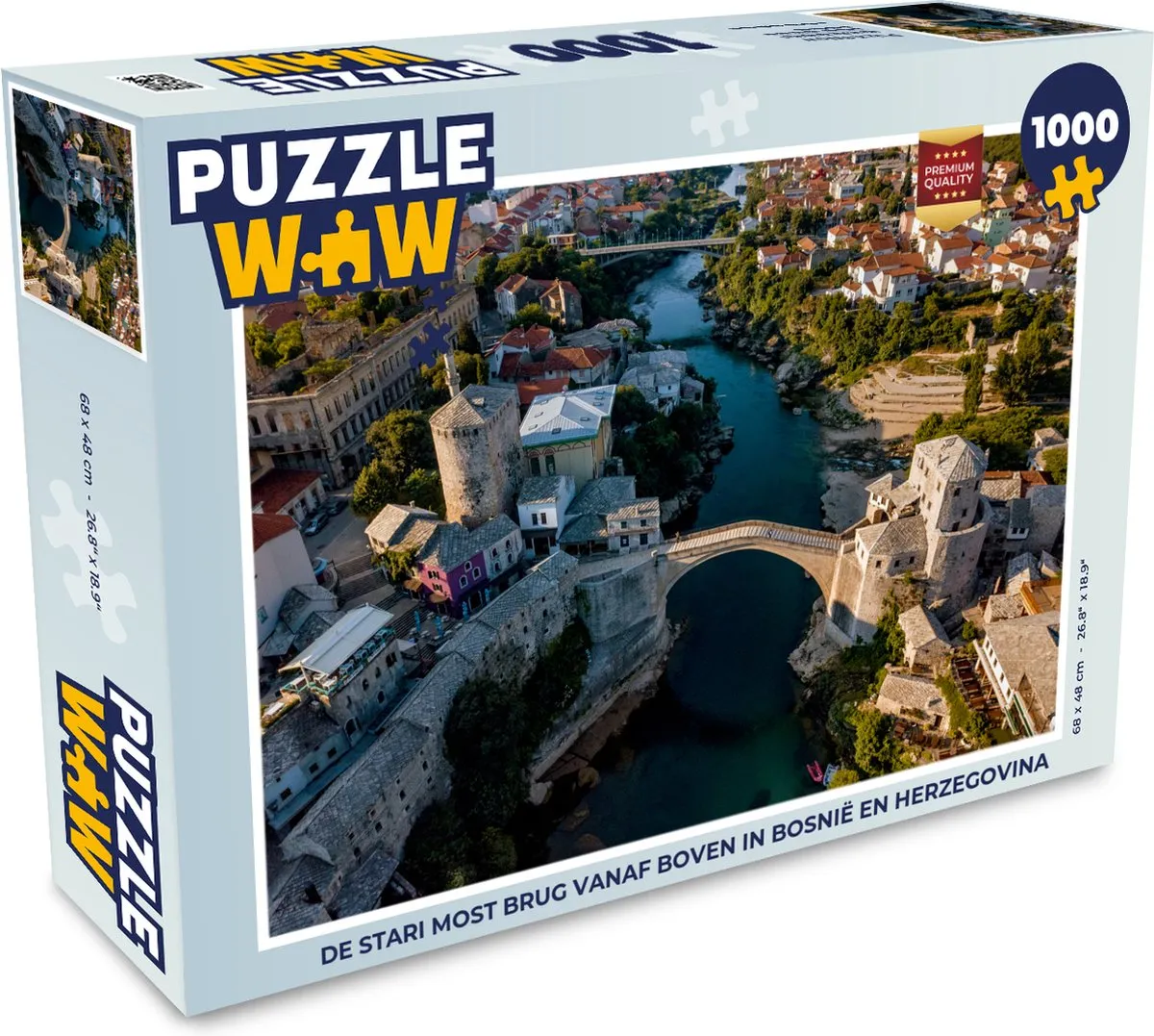 PuzzleWow De Stari Most Brug Puzzel 1000 Stuks