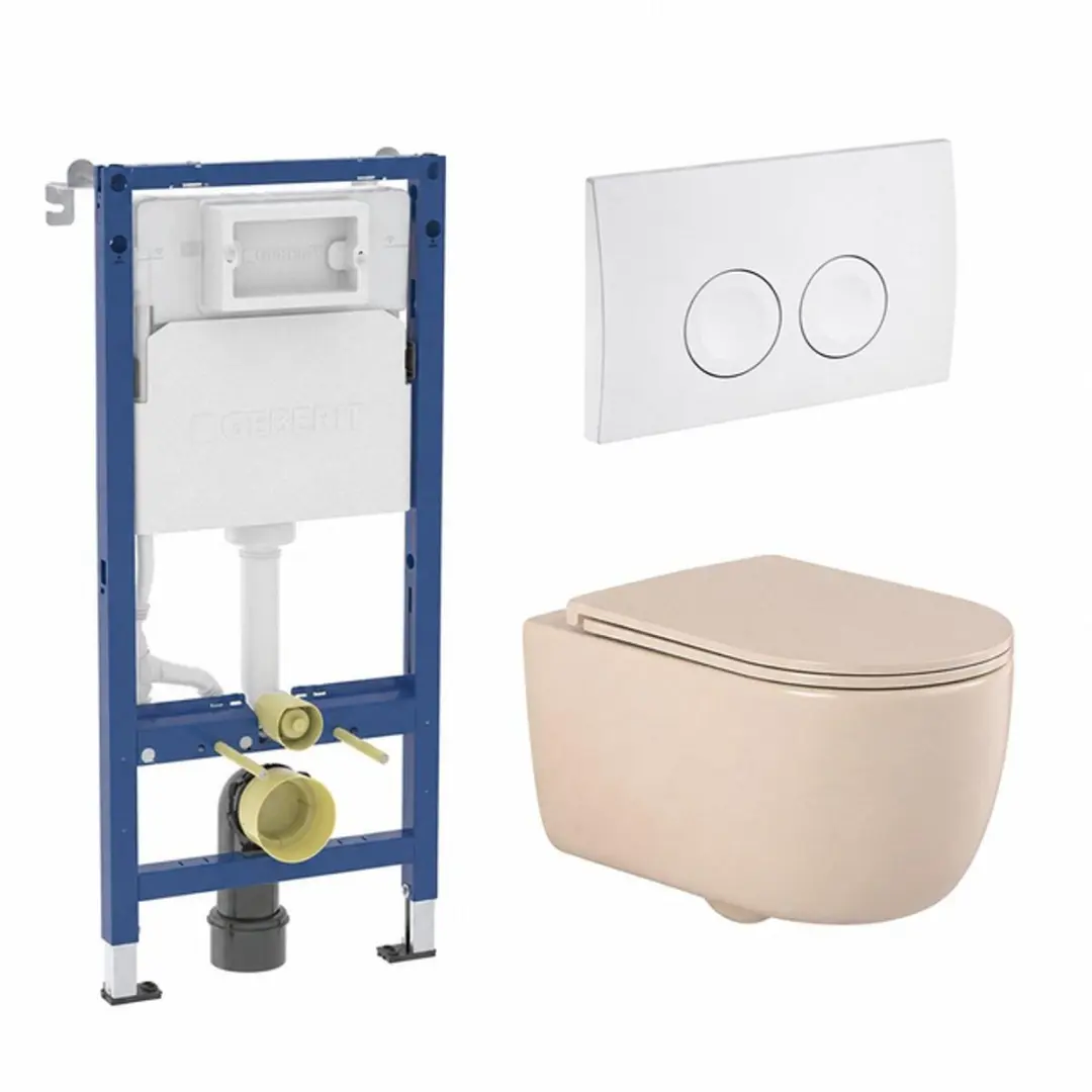 QeramiQ Dely Swirl Toiletset