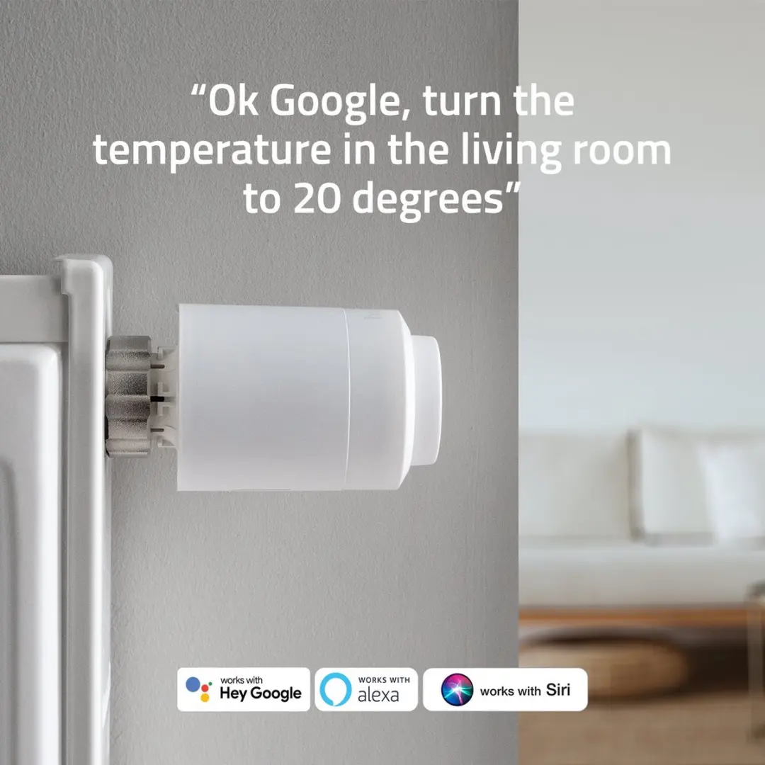 Hombli Smart BT Radiator Thermostaat Starterkit 2 - M30 - Wit - afbeelding 2 van 6
