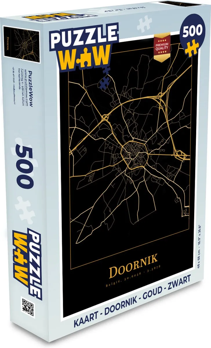 PuzzleWow Doornik Legpuzzel 500 Stuks