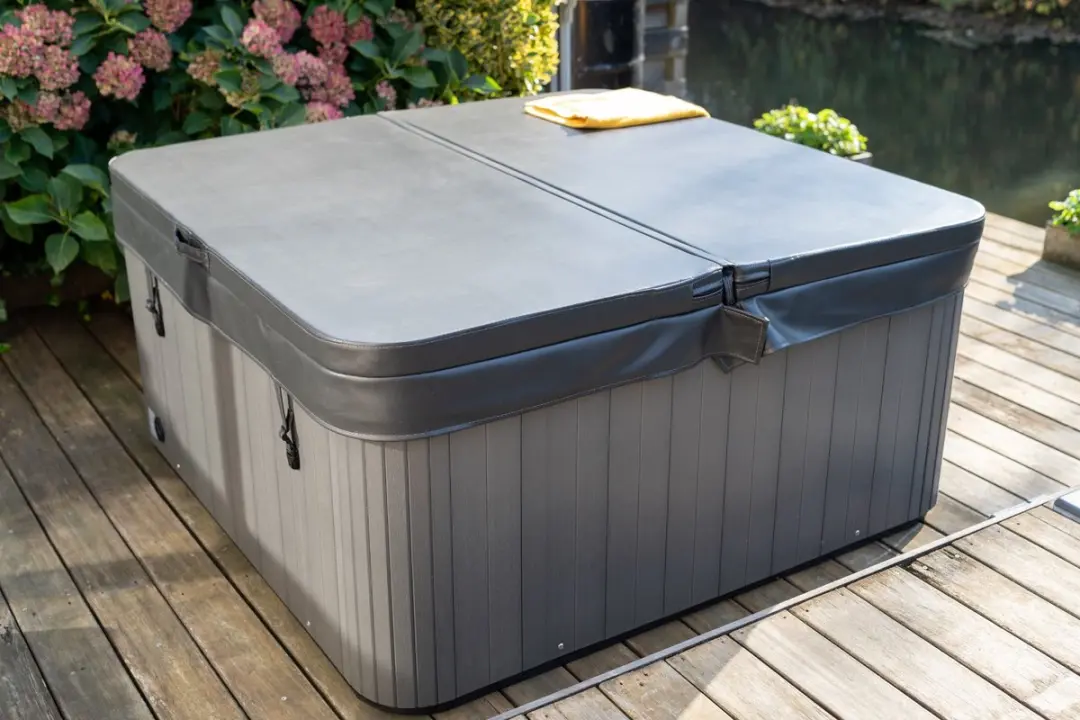 W'eau Spacover 230x230cm Radius 18cm - Donkergrijs - afbeelding 3 van 6