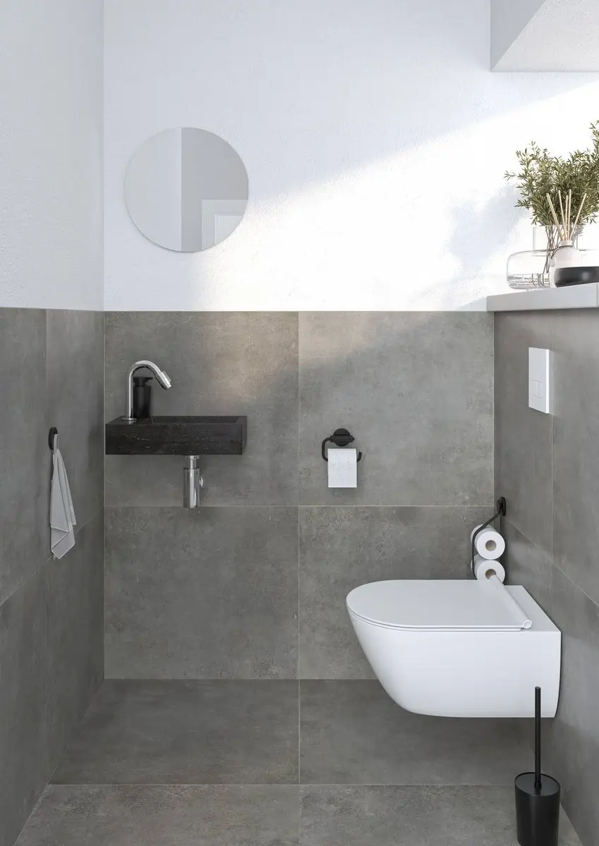 Saqu Nature Fonteinset - Chromen Kraan Links - Natuursteen - afbeelding 6 van 6