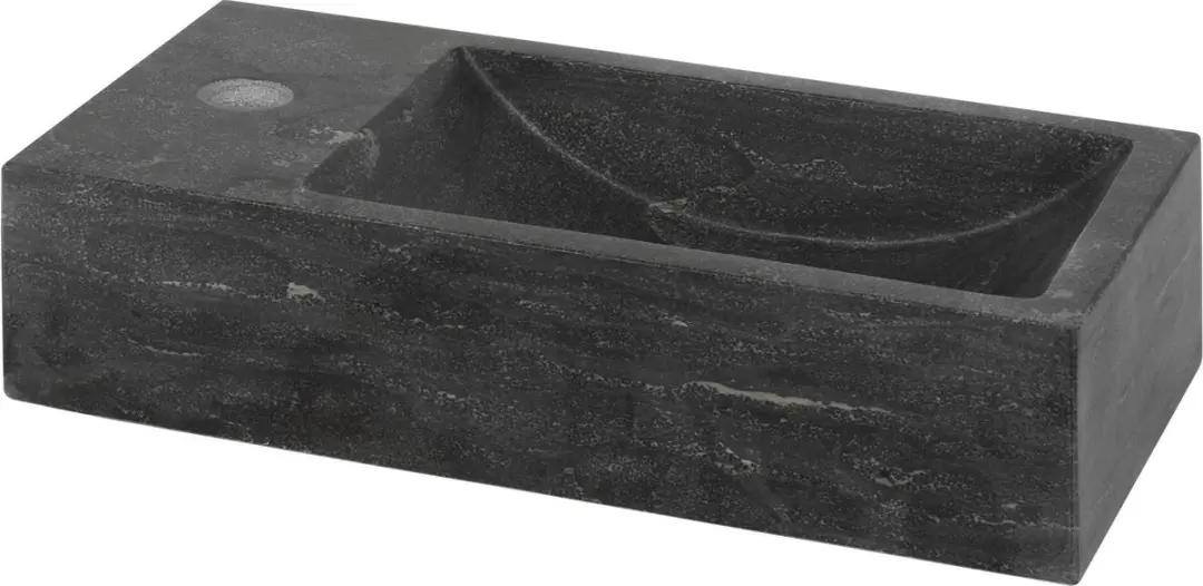 Saqu Nature Fonteinset - Chromen Kraan Links - Natuursteen - afbeelding 3 van 6