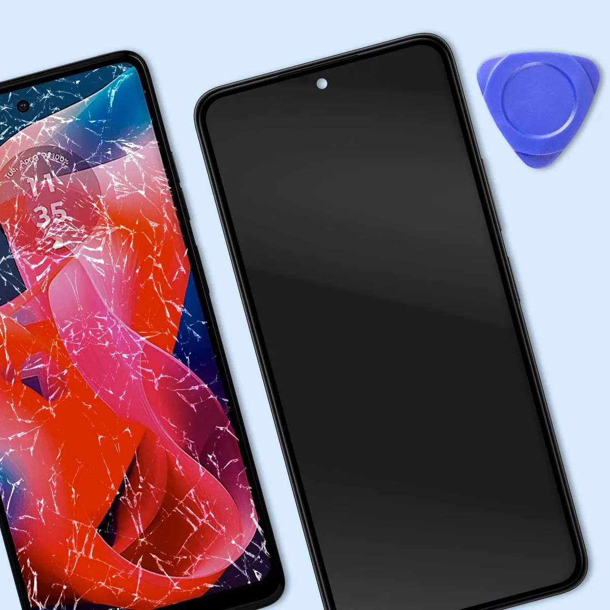 Motorola Moto G24 Scherm LCD Touchscreen - Zwart
