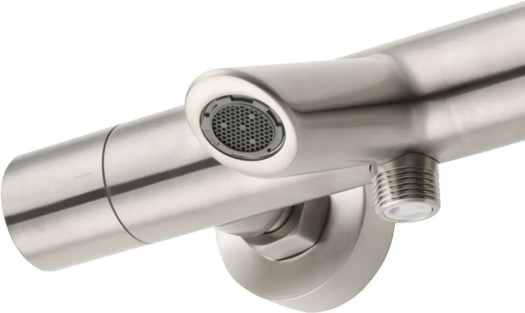 Saqu Eurotrend Thermostatische Badkraan - Geborsteld Nikkel - afbeelding 3 van 6