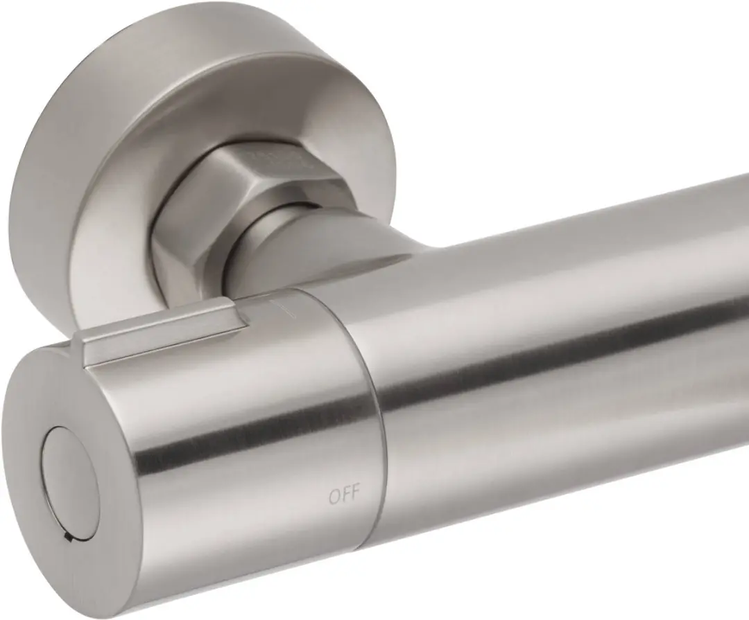 Saqu Eurotrend Thermostatische Badkraan - Geborsteld Nikkel - afbeelding 4 van 6
