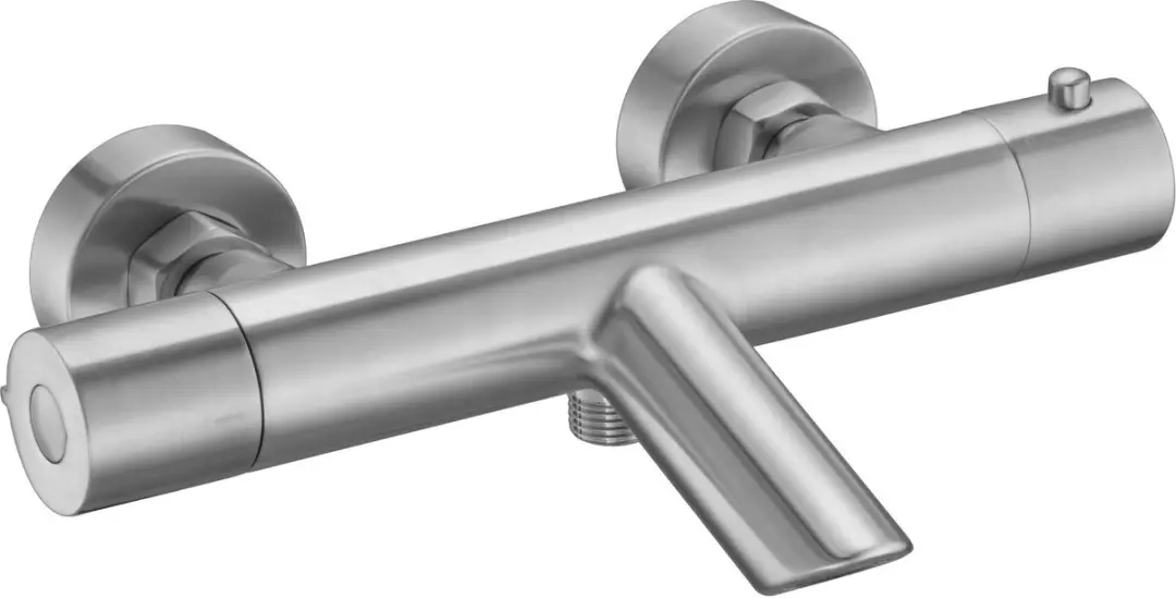 Saqu Eurotrend Thermostatische Badkraan - Geborsteld Nikkel - afbeelding 6 van 6