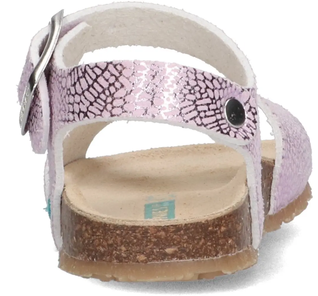 BunniesJR Babette Beach Platte Sandalen - Paars - afbeelding 3 van 6