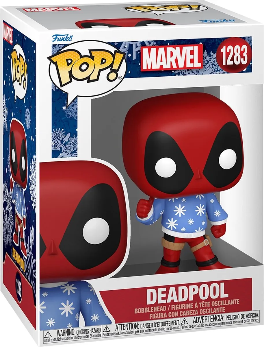 Marvel Deadpool Holiday POP! Verzamelfiguur 9cm - Multicolor
