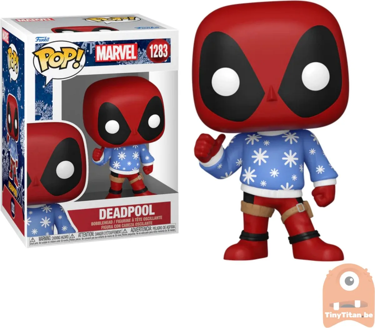 Marvel Deadpool Holiday POP! Verzamelfiguur 9cm - Multicolor