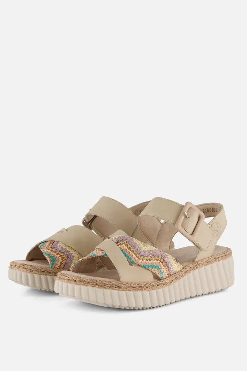 Rieker Sandalen H-Leest beige