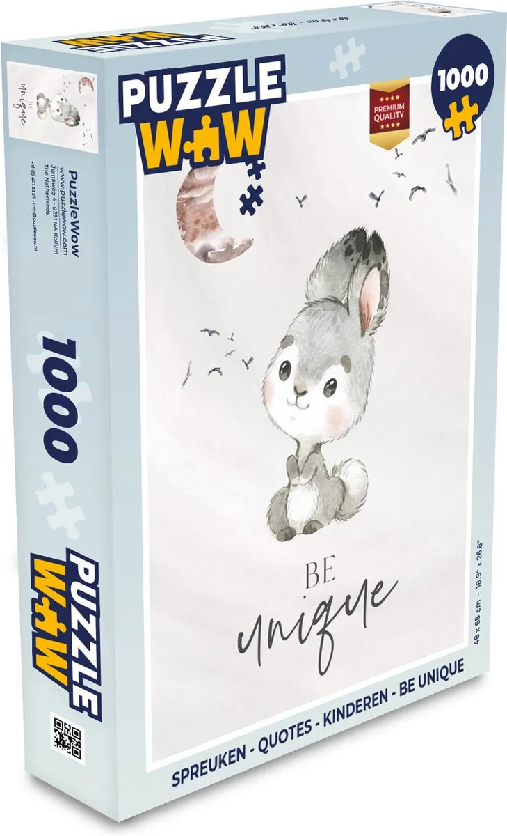 PuzzleWow Quotes Legpuzzel 1000 Stuks