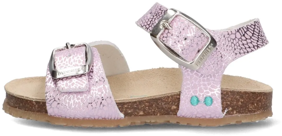 BunniesJR Babette Beach Platte Sandalen - Paars - afbeelding 3 van 4