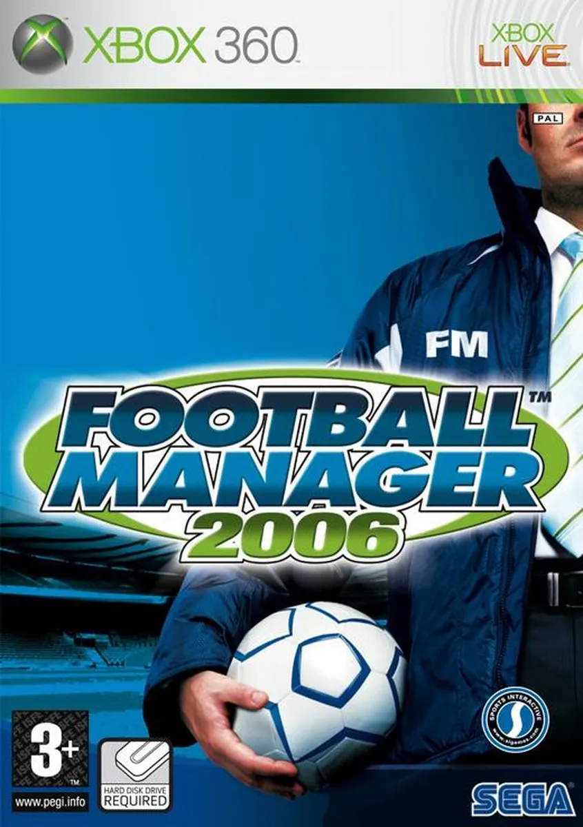 Sega Football Manager 2006 Xbox 360
