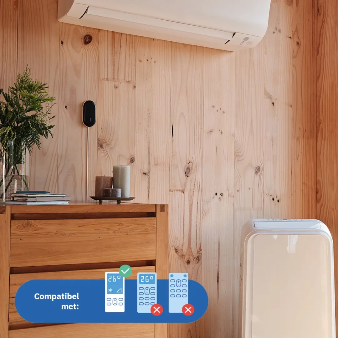 Netatmo NAC-EC Smarte Klimaatregeling - Zwart - afbeelding 4 van 6