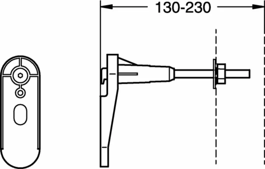 GROHE Rapid SL Wandbevestiging 2 Stuks - Chroom - afbeelding 3 van 6