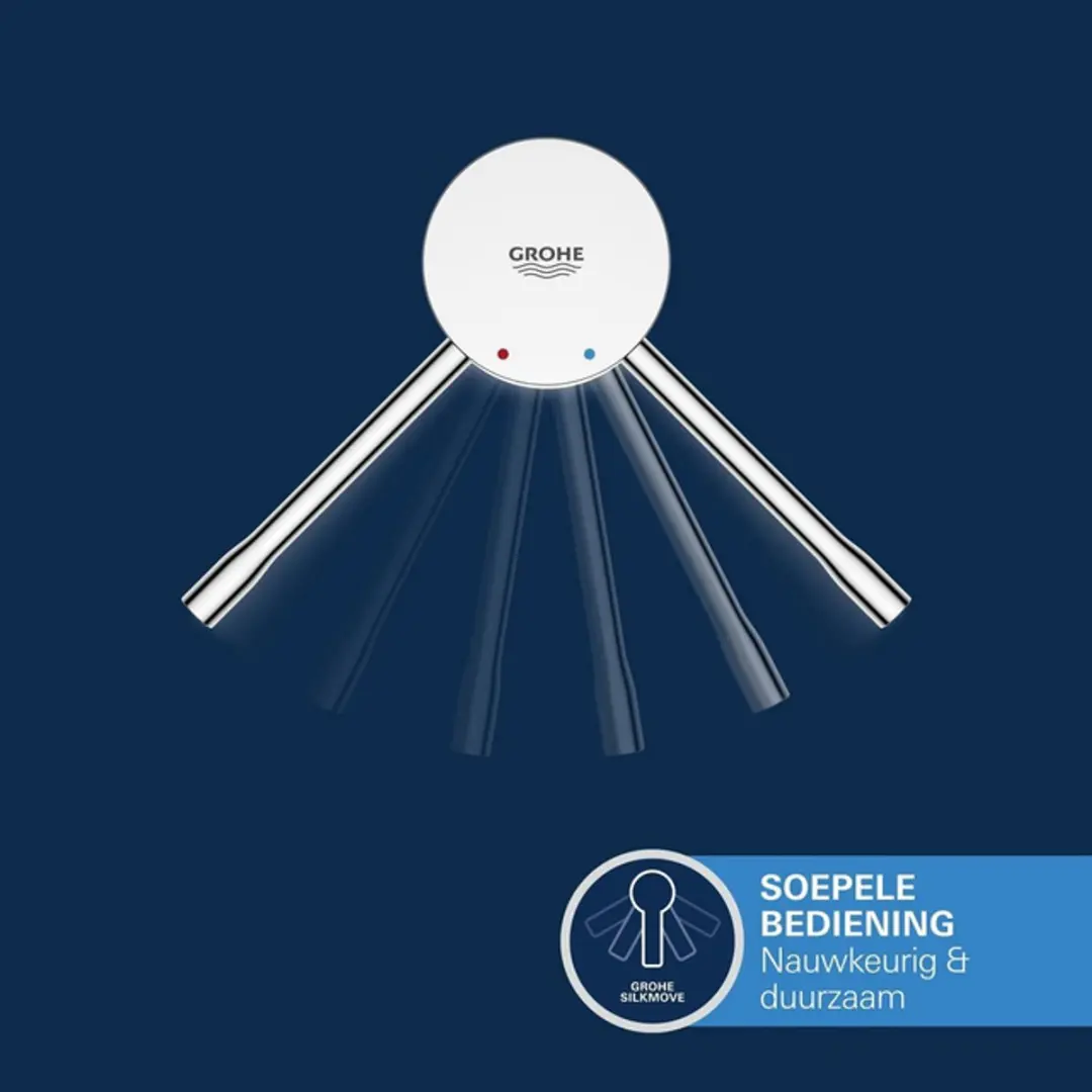 GROHE Essence 23491001 Badkraan - Vrijstaand - Chroom - afbeelding 3 van 6