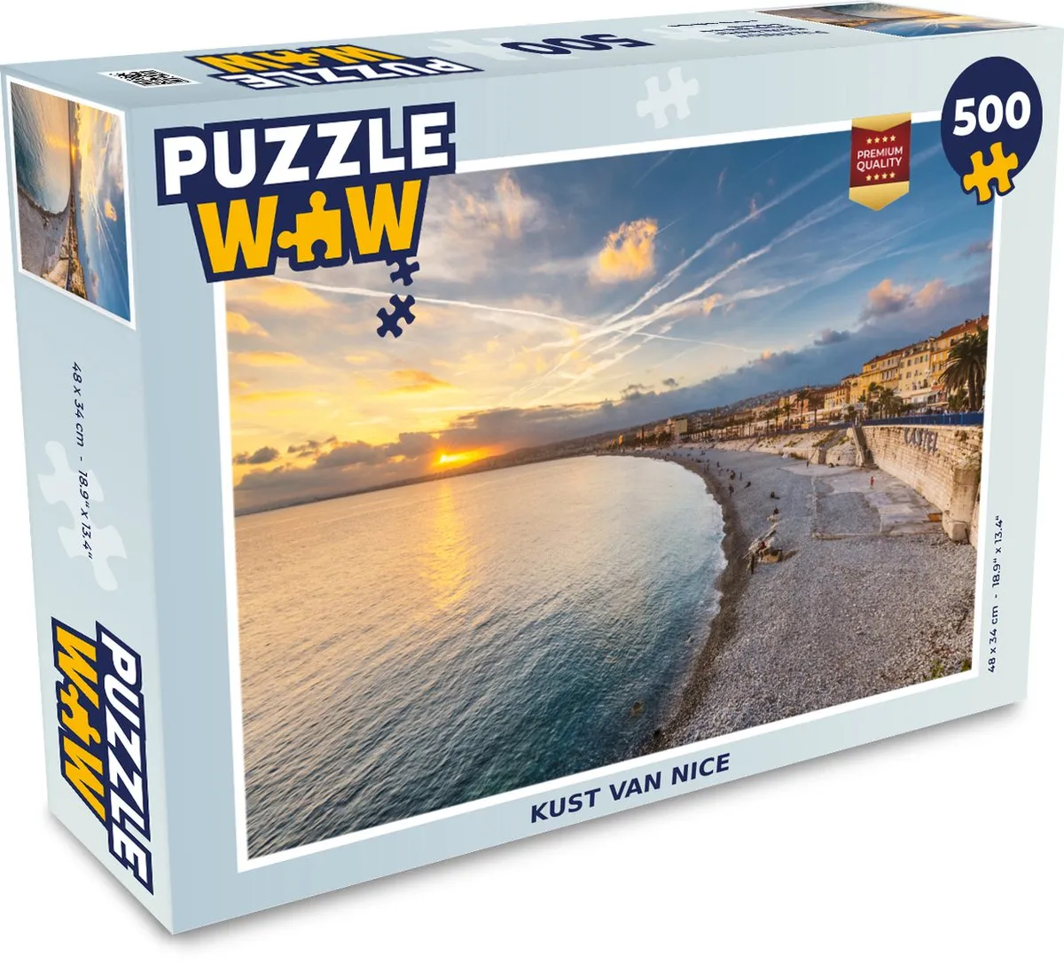 PuzzleWow Frankrijk Legpuzzel 500 Stuks