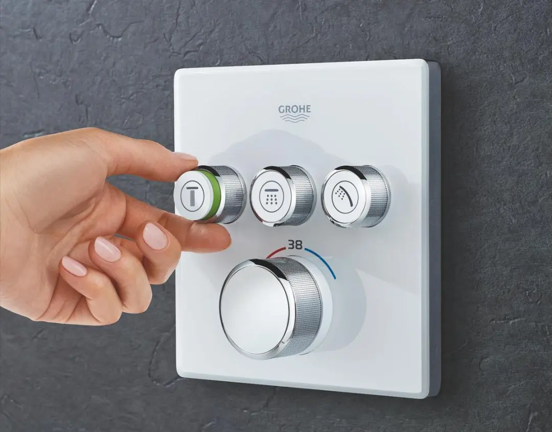 GROHE Grohtherm SmartControl 29157LS0 Thermostate Douchekraan - Wit - afbeelding 5 van 6