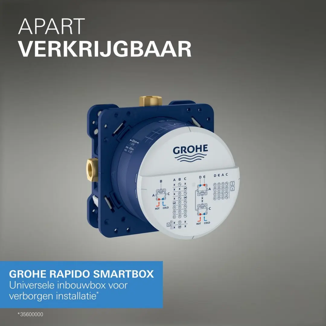 Grohe Essence ESSENCE FMS f Rapido SB 24058GN1 Douchekraan - Mat Goud - afbeelding 4 van 6