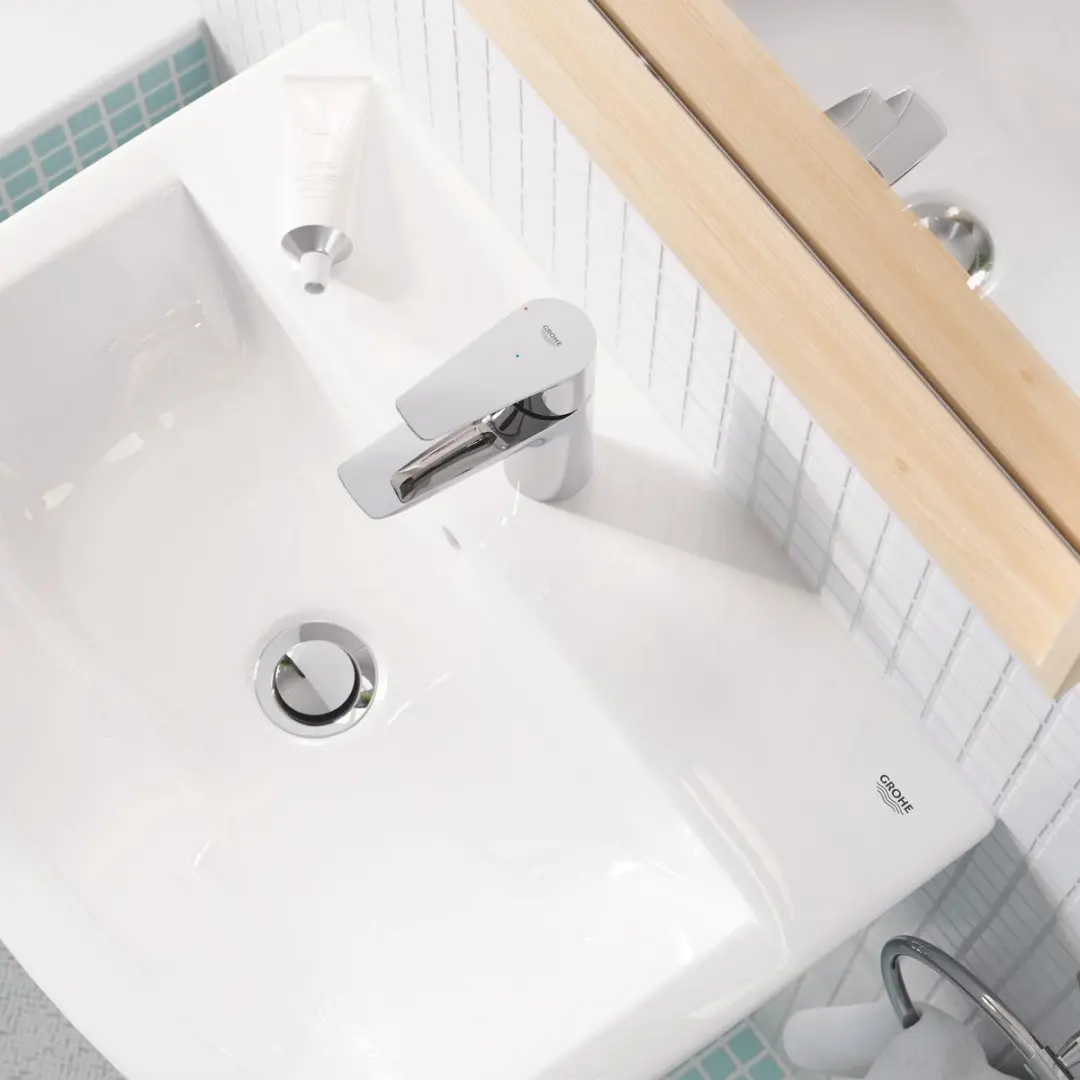 Grohe Start Edge Wastafelkraan S-size 5.7L/min - Chroom - afbeelding 6 van 6