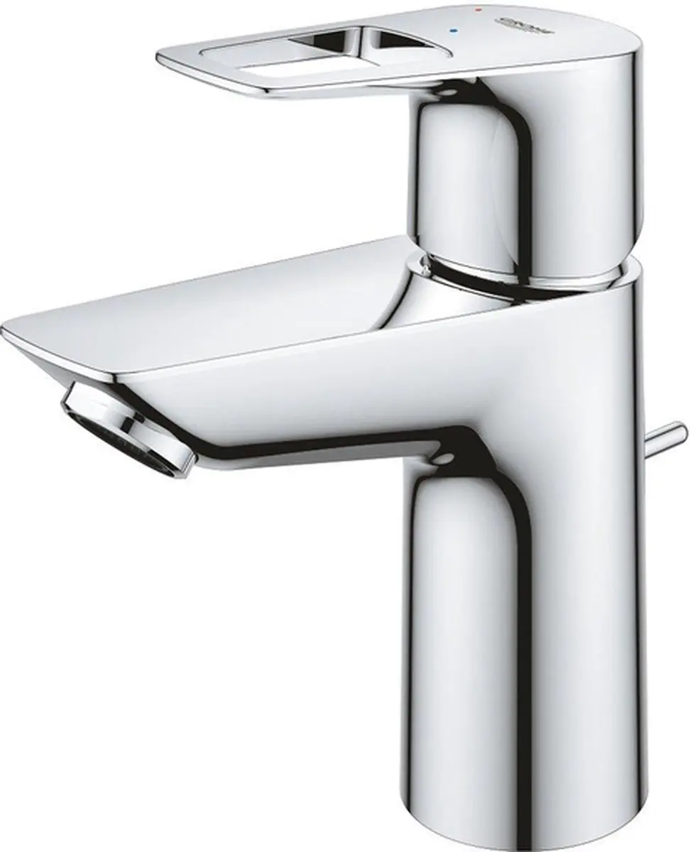 GROHE BauLoop waterbesparende wastafelkraan S-size met waste chroom