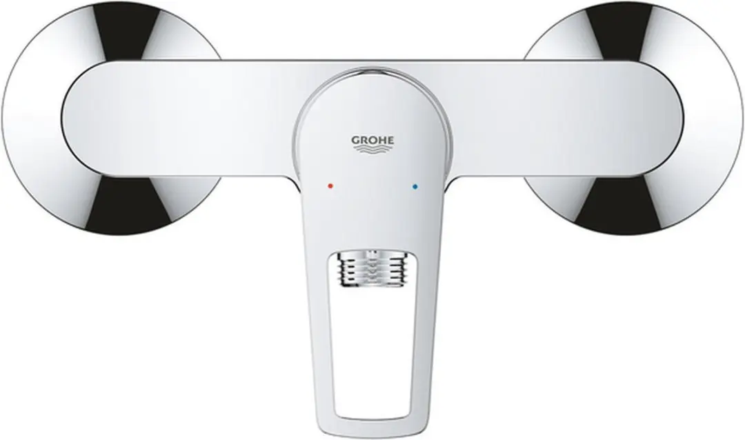 GROHE BauLoop Douchemengkraan Wandmodel Chroom - afbeelding 2 van 6