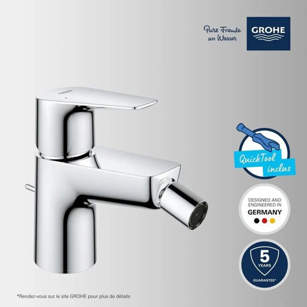 Grohe Start Edge Bidetkraan 23345001 - Chroom - afbeelding 2 van 6