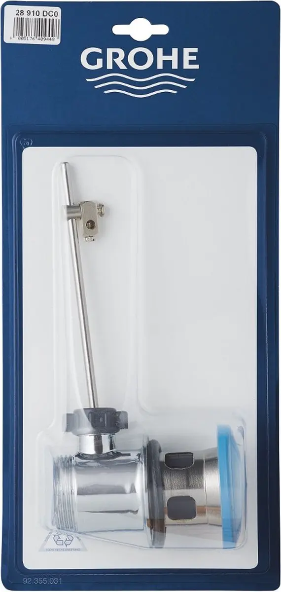 Grohe Waste Garnituur 1 1/4" - 5 Stuks - Chroom - afbeelding 5 van 6
