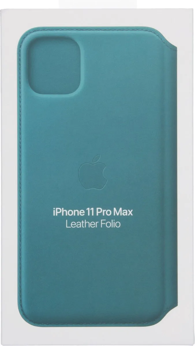 Apple iPhone 11 Pro Max Folio Hoesje - Peacock