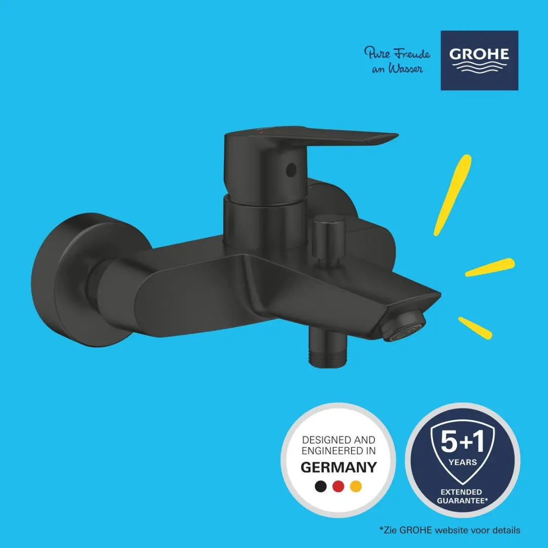 GROHE Start QuickFix Wannenarmatuur 322782432 - Mat Zwart - afbeelding 3 van 6