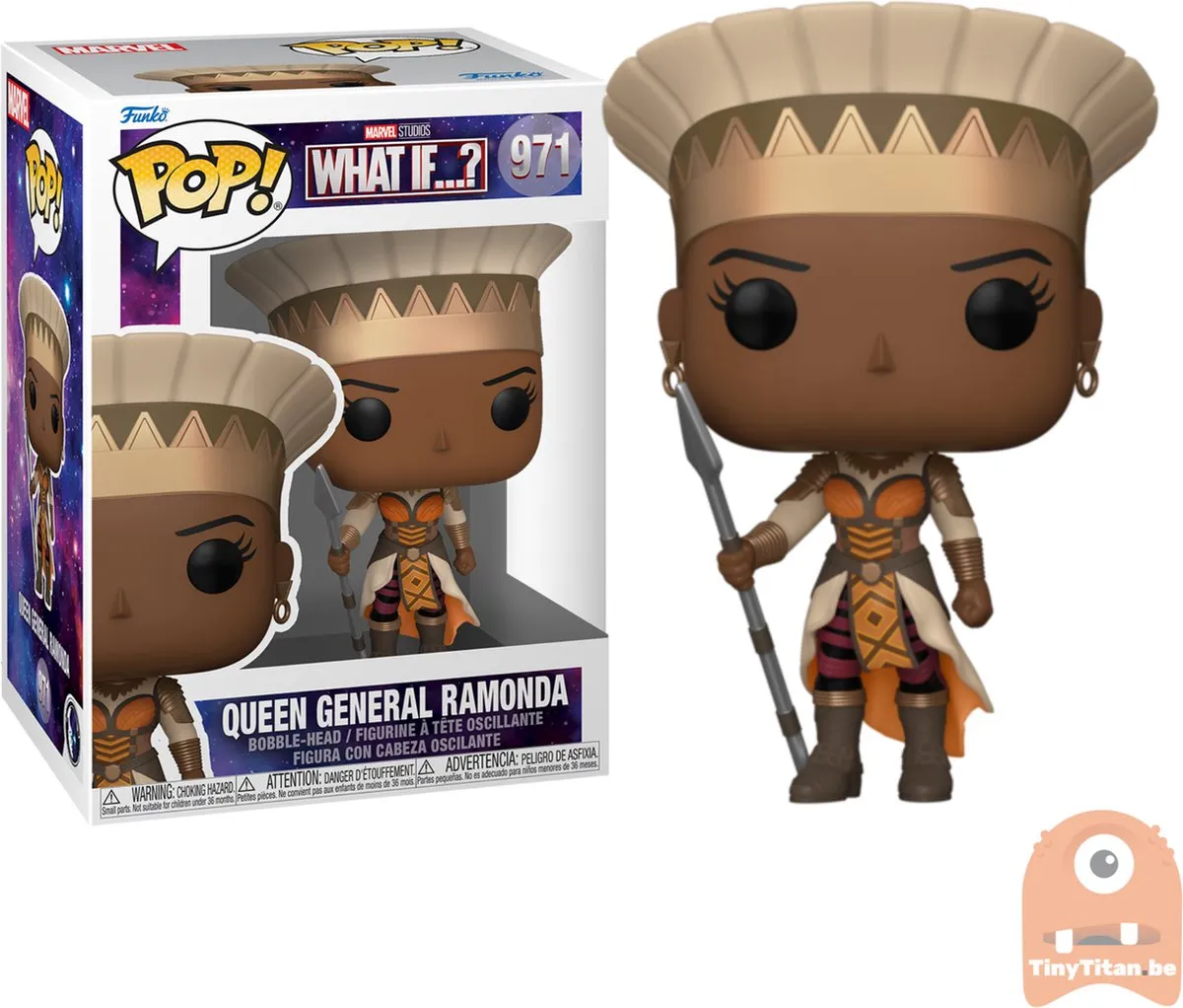 Marvel Funko POP! What If...? The Queen Verzamelfiguur - 9cm - Multicolor