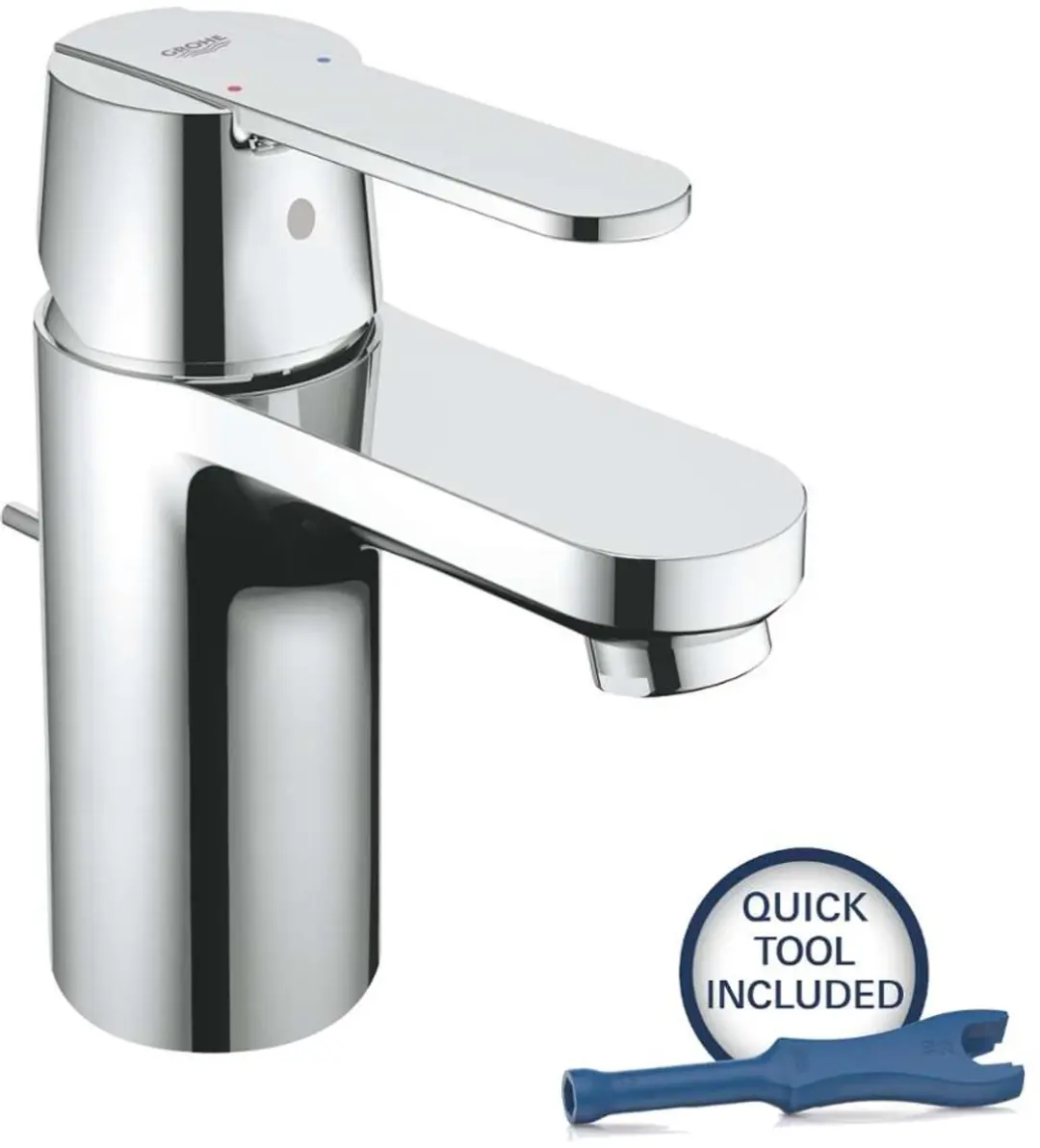 Grohe Get Wastafelmengkraan 32883000 - Chroom - afbeelding 2 van 6
