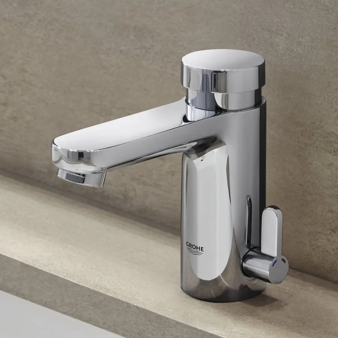 Grohe Eurosmart CT Zelfsluitende Wastafelkraan 36317000 - Chroom - afbeelding 6 van 6
