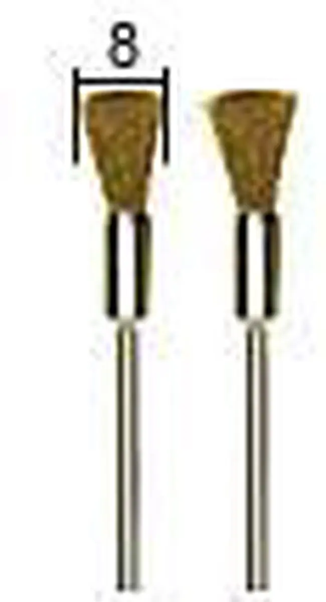 Proxxon Micromot Borstels messingcoating 28 961 - 2 Stuks - afbeelding 3 van 5